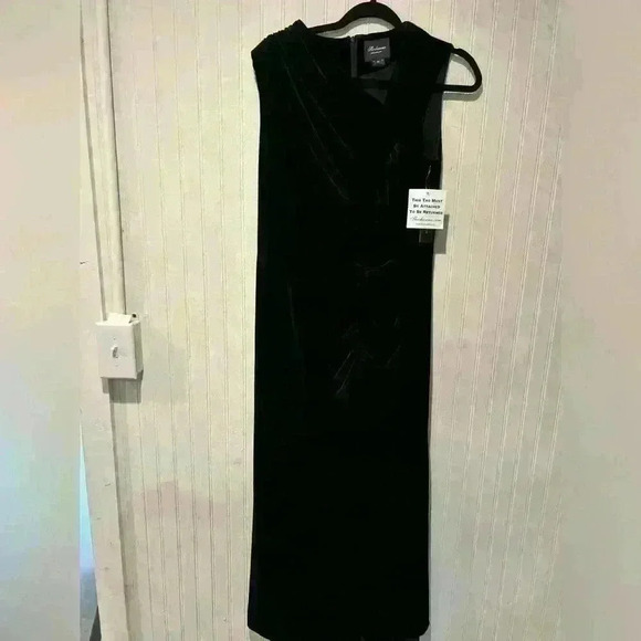 Shoshanna midnight jones velvet asymmetrical maxi dress 10 NWT formal whimsigoth - Picture 4 of 11